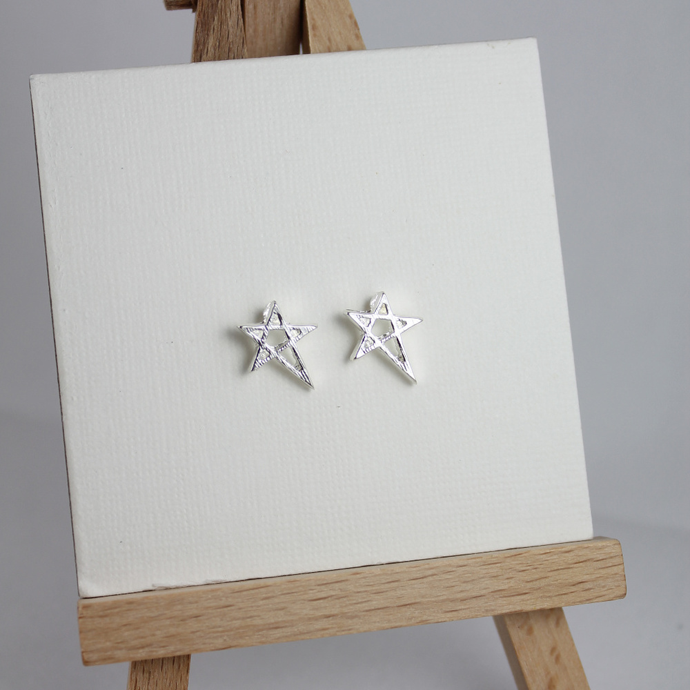 Star Stud Earrings, Fault in our Stars inspired